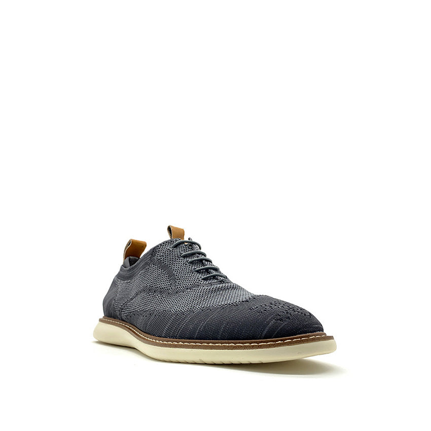 Yohan Knitted Men's Shoes - Grey Knitted